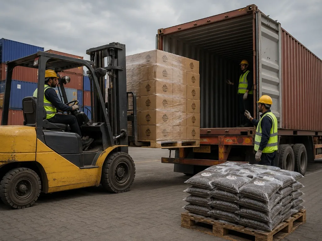 Black Pepper container loading and export cargo planning