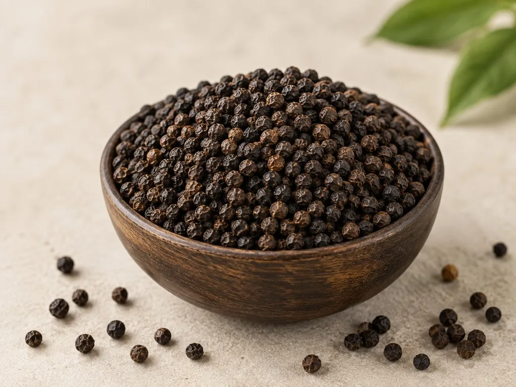 Premium Indian Black Pepper whole peppercorns for bulk export