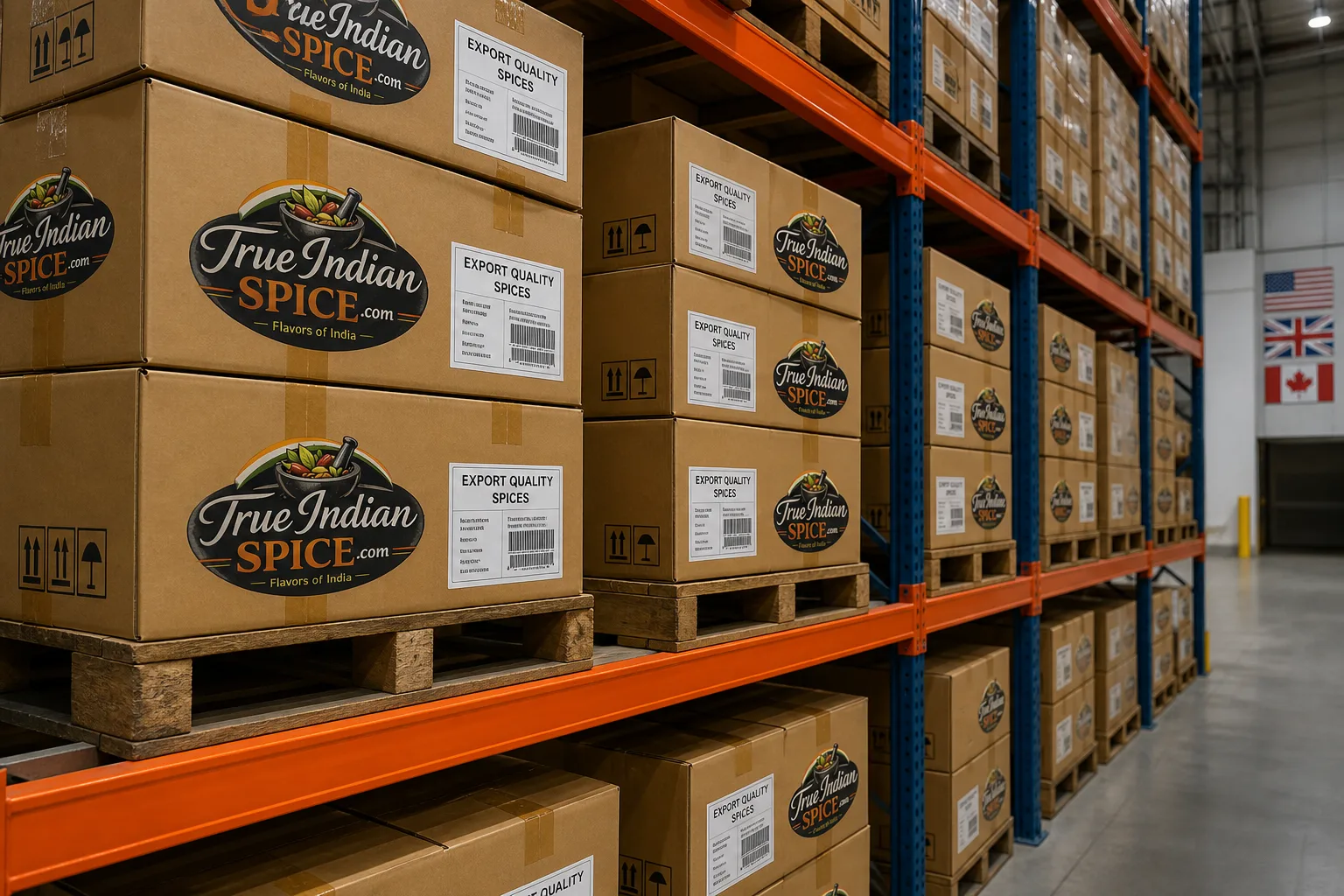Courier and express dispatch of spice samples and small export orders worldwide