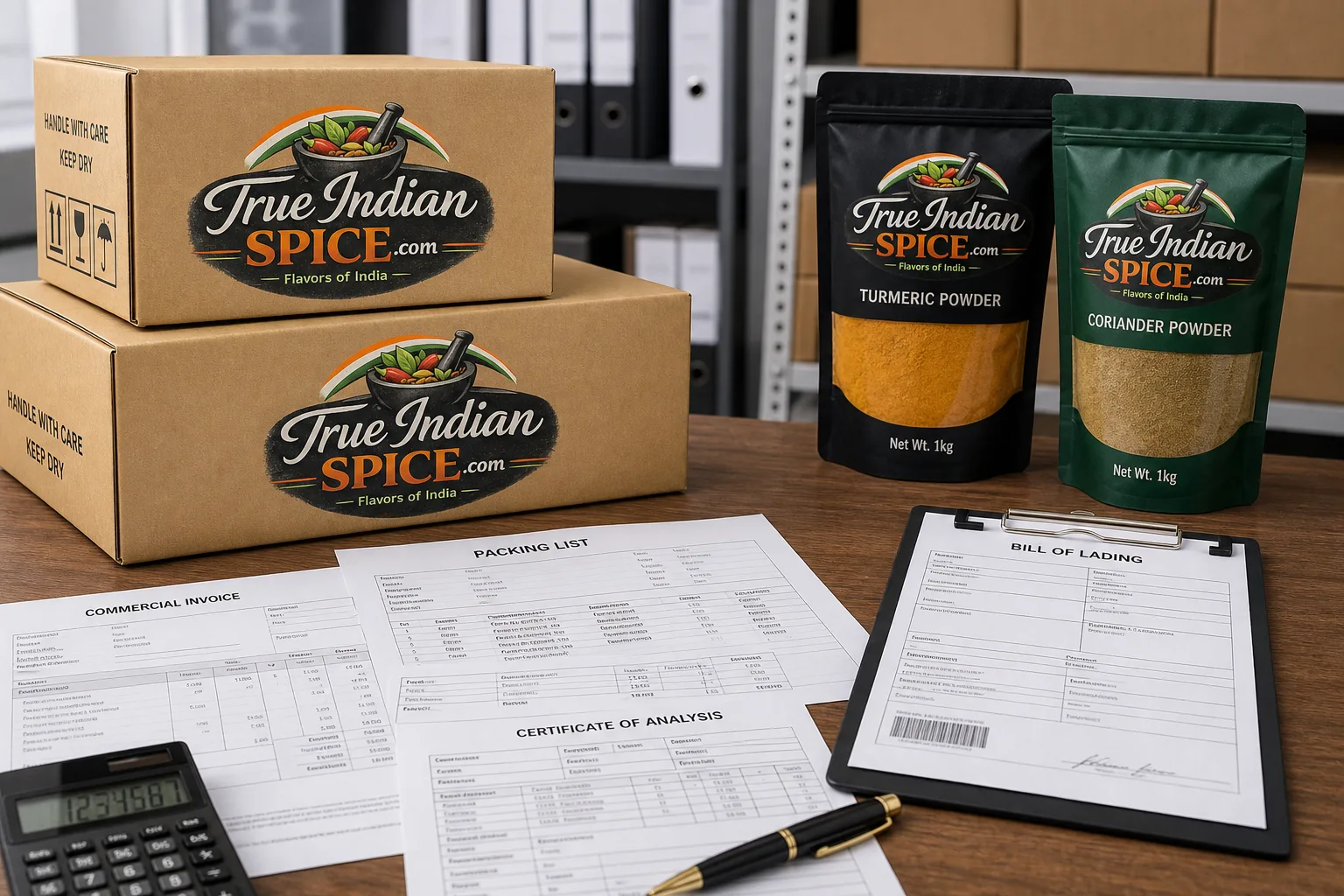 Buyer enquiry and commercial briefing for Indian spice export orders