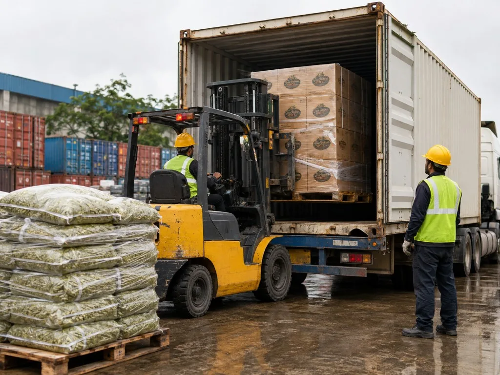 Green Cardamom container loading and export cargo planning