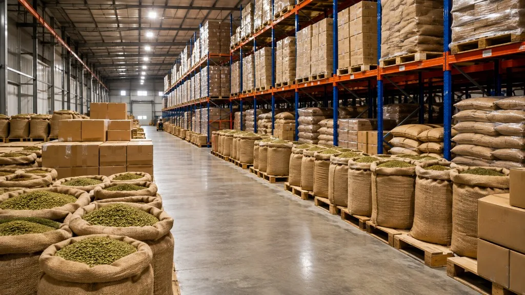 Green Cardamom stock readiness and export warehouse handling