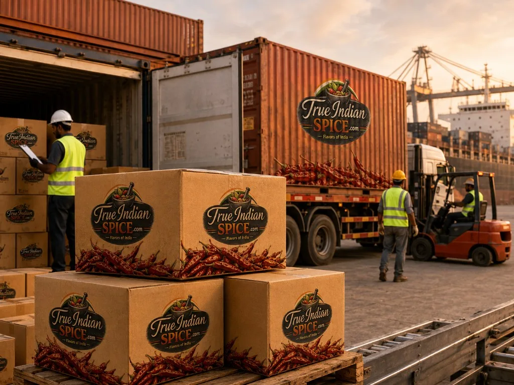 Red Chilli container loading and export cargo planning